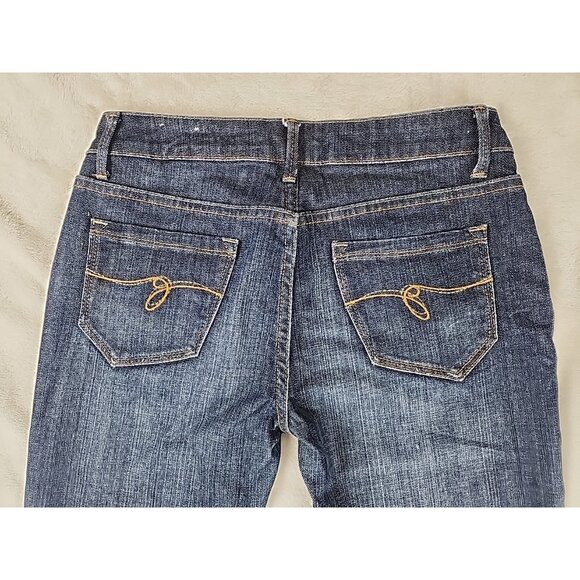 Guess Jeans Belmont Flare Womens 26 Stretch Denim Dark Wash Blue - Picture 6 of 13